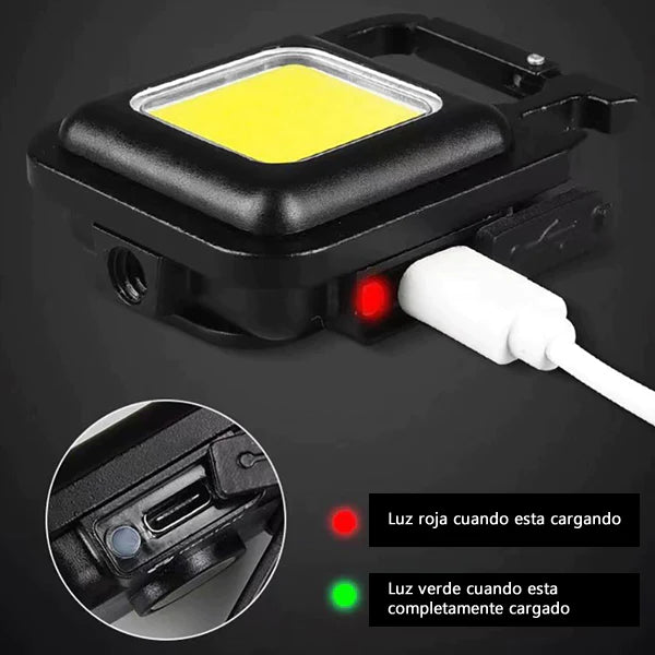 Mini Linterna LED COB Recargable