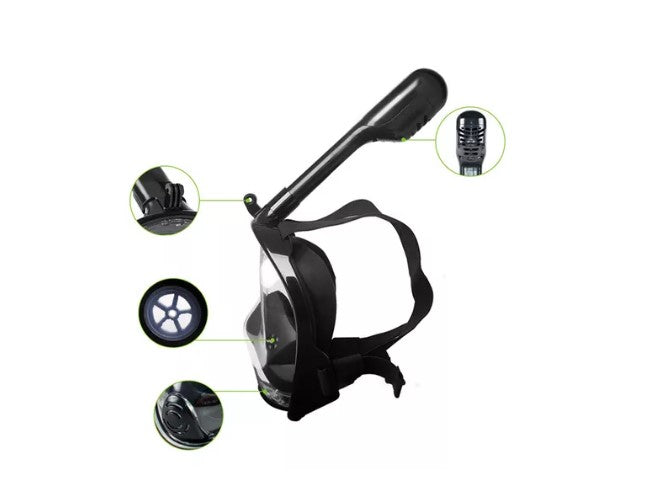 Máscara Snorkel Full Face GoPro