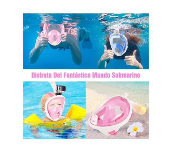Máscara Snorkel Full Face GoPro