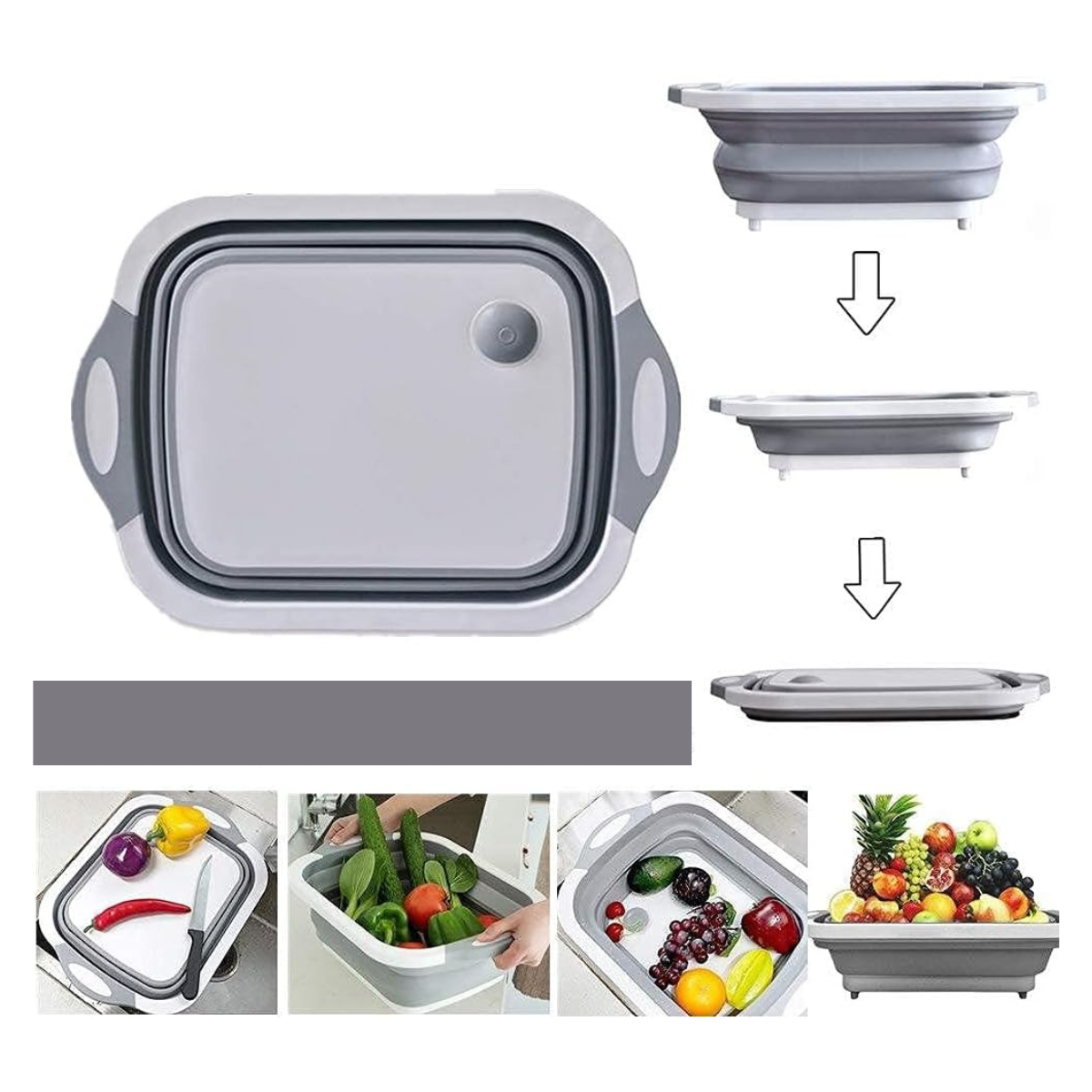 Tabla de Cortar Plegable 3 en 1