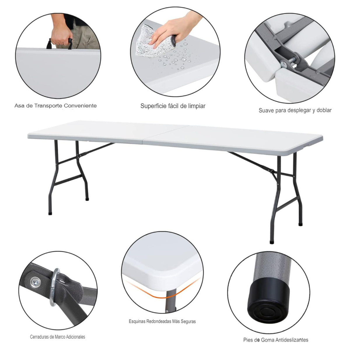 Mesa Plegable Maletín Tipo Portátil