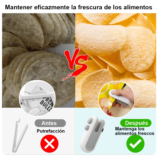 Mini Sellador Térmico de Bolsas