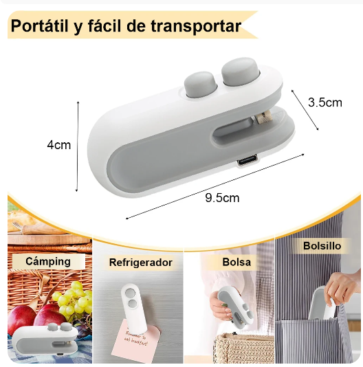 Mini Sellador Térmico de Bolsas