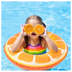 Flotador Inflable de Naranja 60 cm