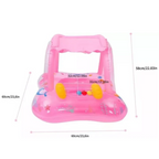 Flotador Inflable para Bebé con Techo