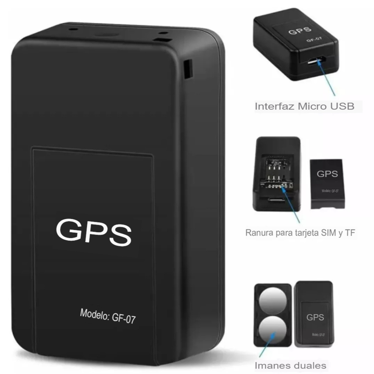 Mini Localizador GPS Tracker HD para Vehículos