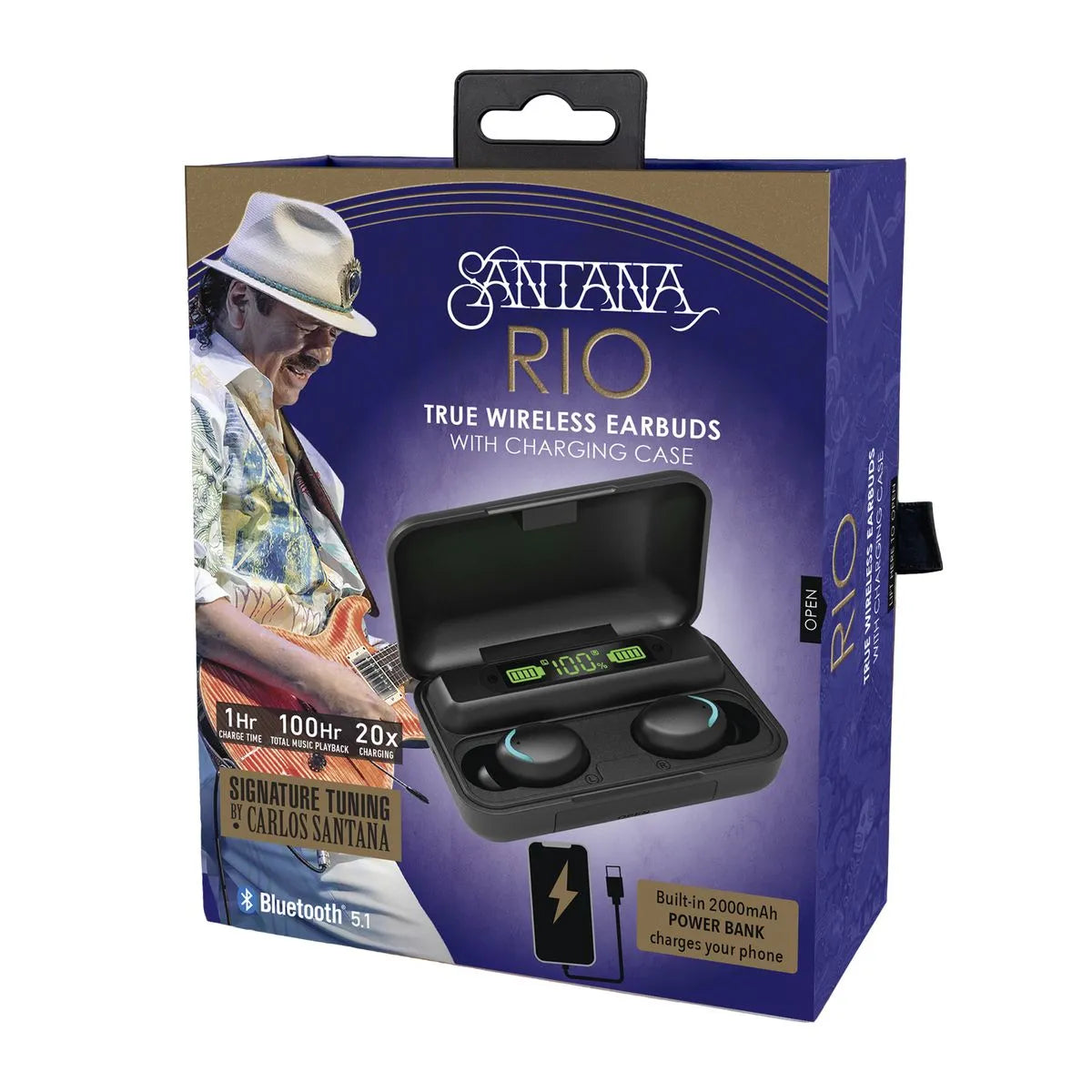 Auriculares Santana Río con Powerbank