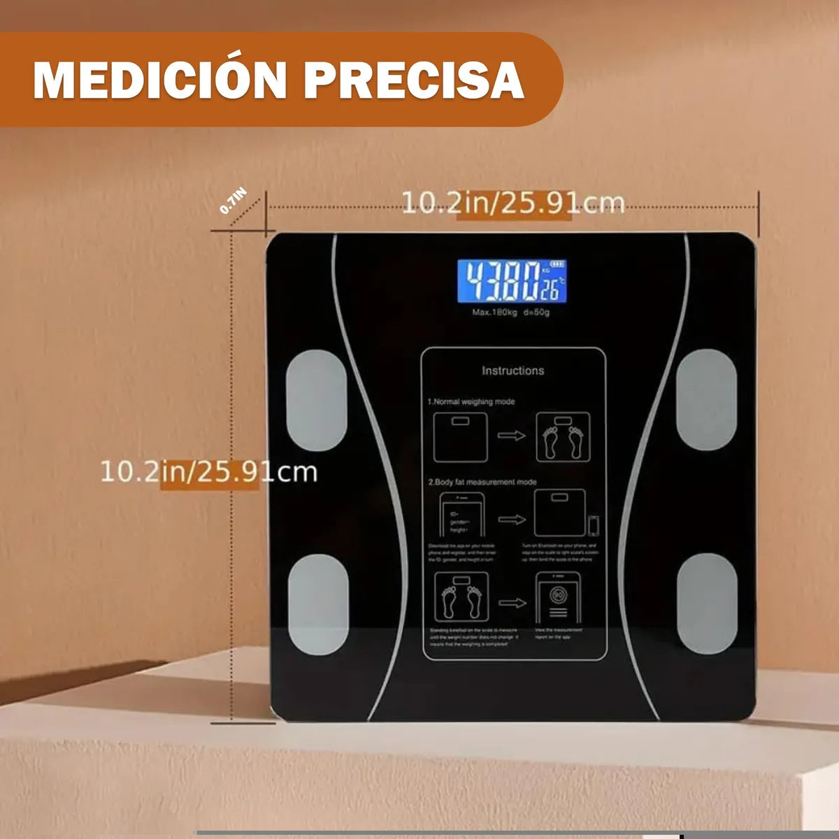 Pesa Digital Inteligente con Bluetooth