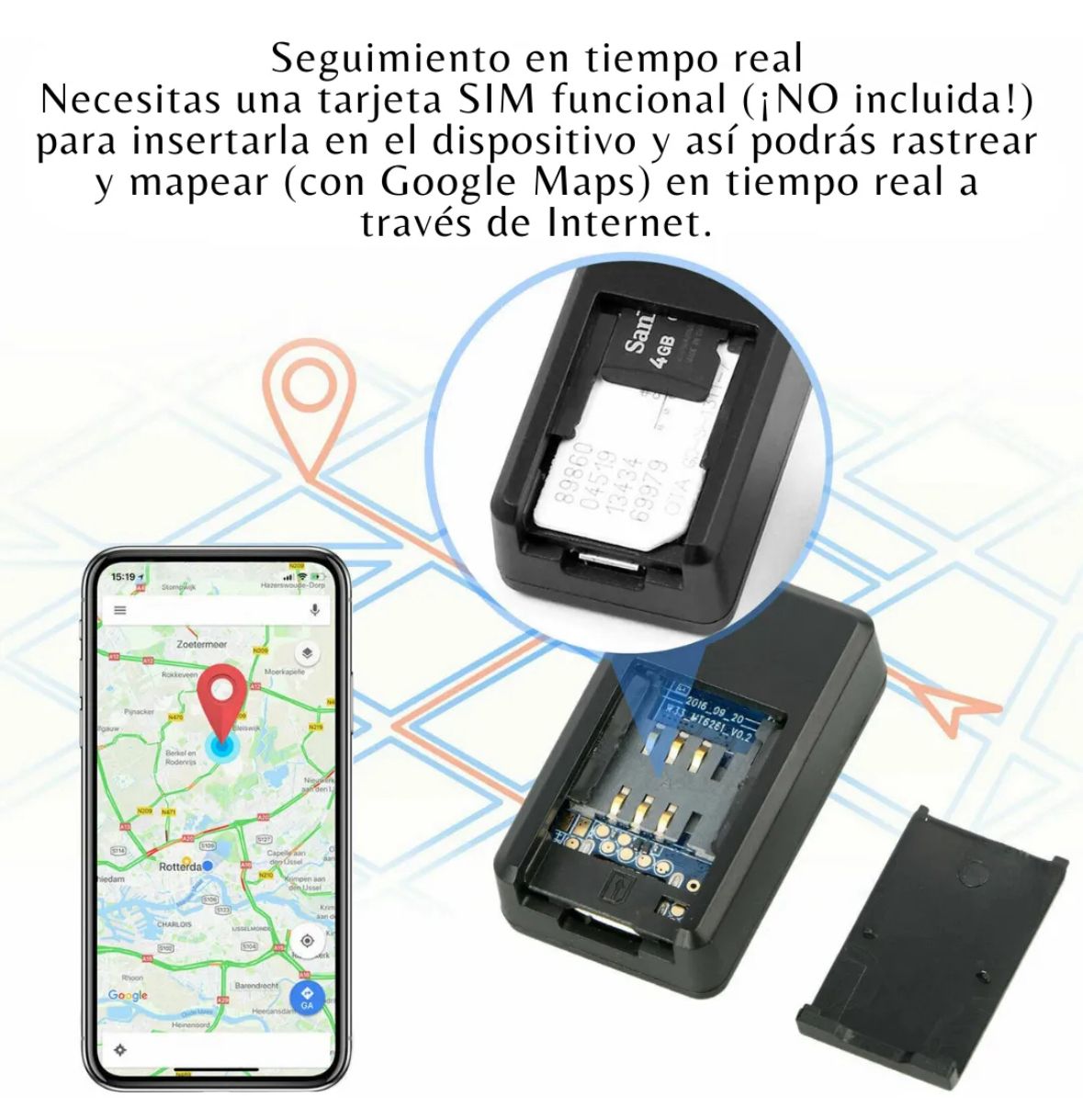 Mini Localizador GPS Tracker HD — Rastreador Portátil Anti-Robo