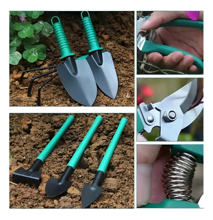 Set de Herramientas de Jardinería Premium 4 en 1 + Envío Gratis y Pago al Recibir
