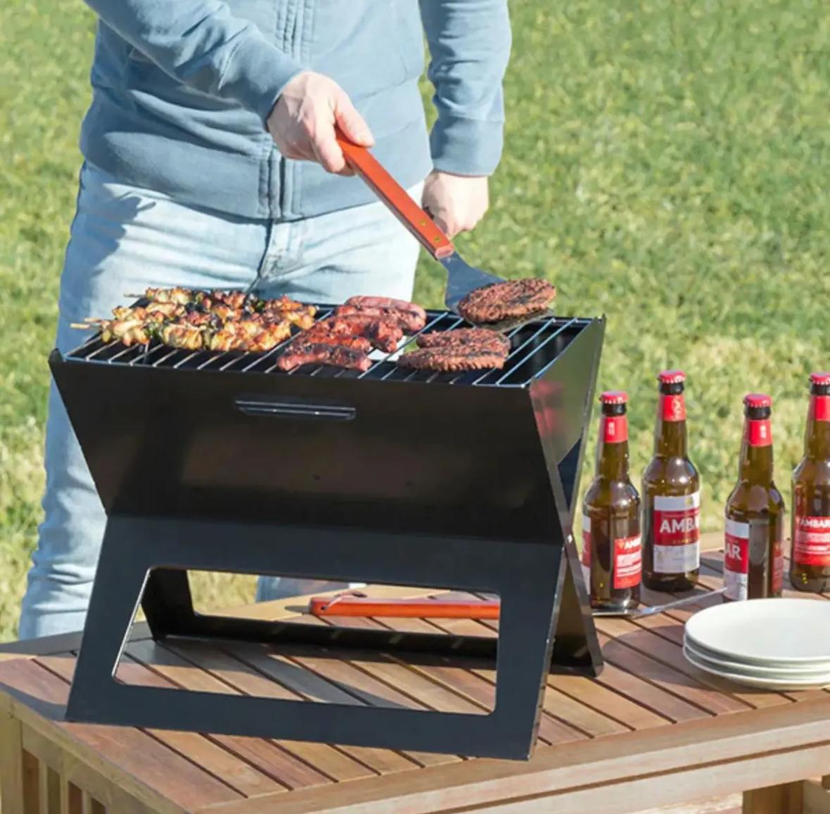Parrilla Plegable Portátil de Metal