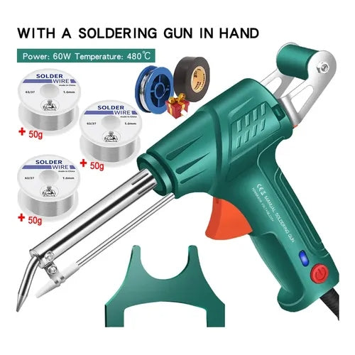Kit Soldador Electrónico Tipo Pistola