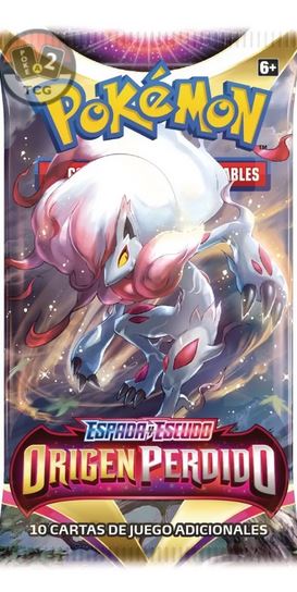 Sobre de cartas Pokemon TCG Espada y Escudo Origen Perdido