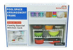 "Caja y empaque del organizador extensible de cocina con despacho en Chile
